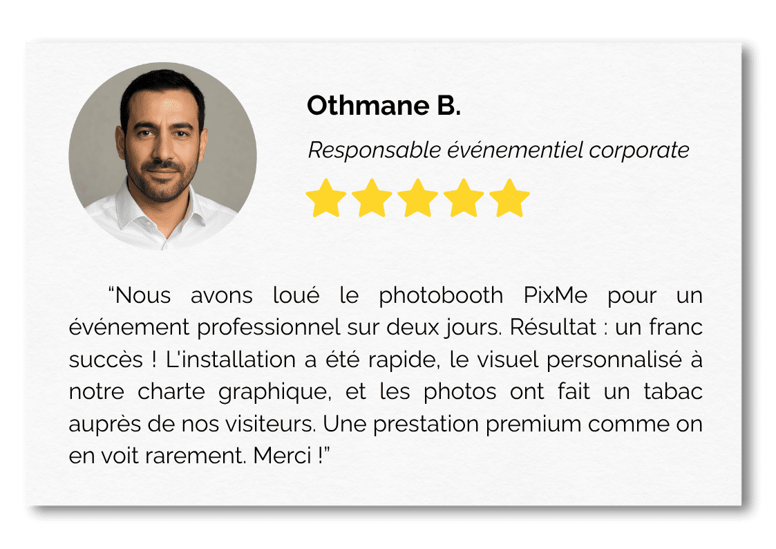 Photobooth Marrakech